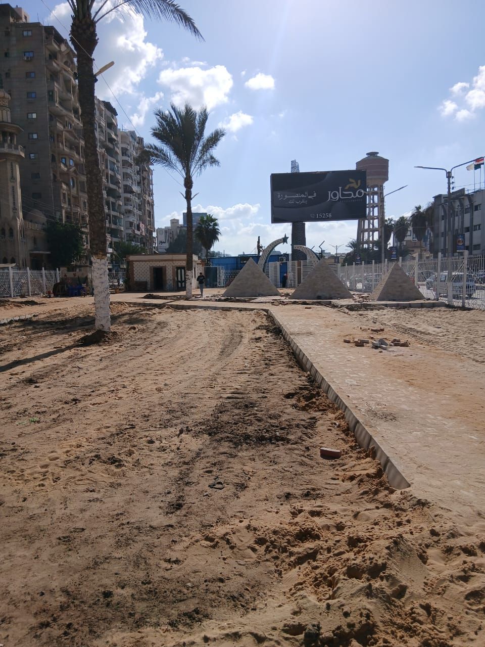 الحديقة المجانية تقع على مساحة حوالي 2200 متر