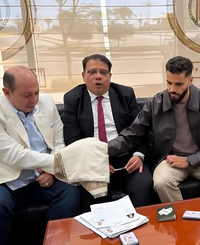 عقد قران محمود بن تايج ونجلة عضو مجلس الإدارة أحمد سليمان.. صور