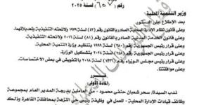 نقل رئيس حي المنتزه أول إلى النزهة بالقاهرة بسبب "فوضى الإشغالات"