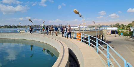 رئيس مياه سوهاج يتفقد احلال وتجديد بمحطة مياه نيدة السطحية