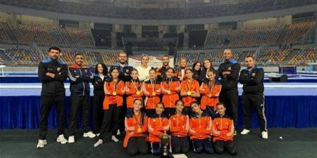 الشمس يحصد المركز الأول في الجمباز الفني لمنافسات مرحلة الدرجة الثانية فريق 2012 آنسات