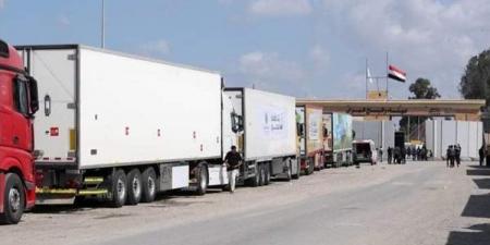 تحرك
      شاحنات
      القافلة
      الـ
      100
      تمهيدا
      لدخولها
      من
      مصر
      لغزة