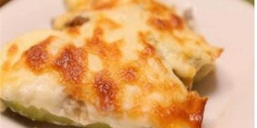 طريقة تحضير قوارب الكوسا بالبشاميل