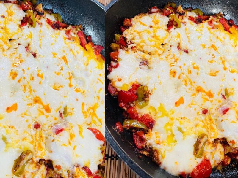 طريقة عمل البيض بالطماطم والبصل