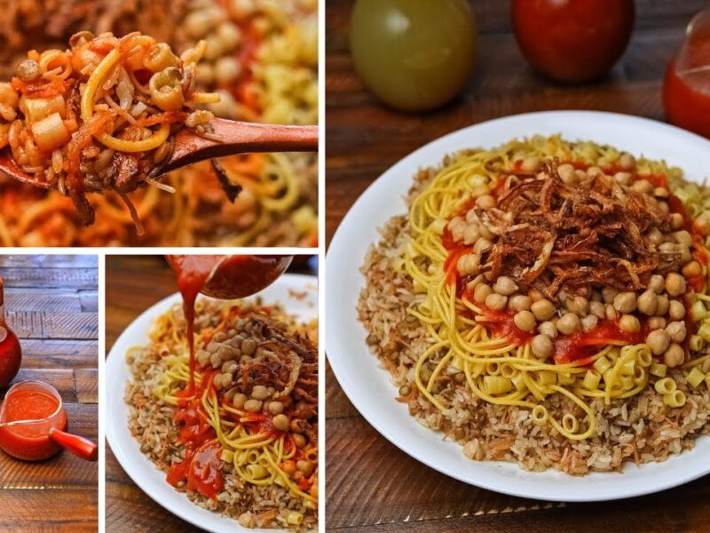 أكلة موفرة ولذيذة.. طريقة عمل كشري بيتي مظبوط بطعم المحلات