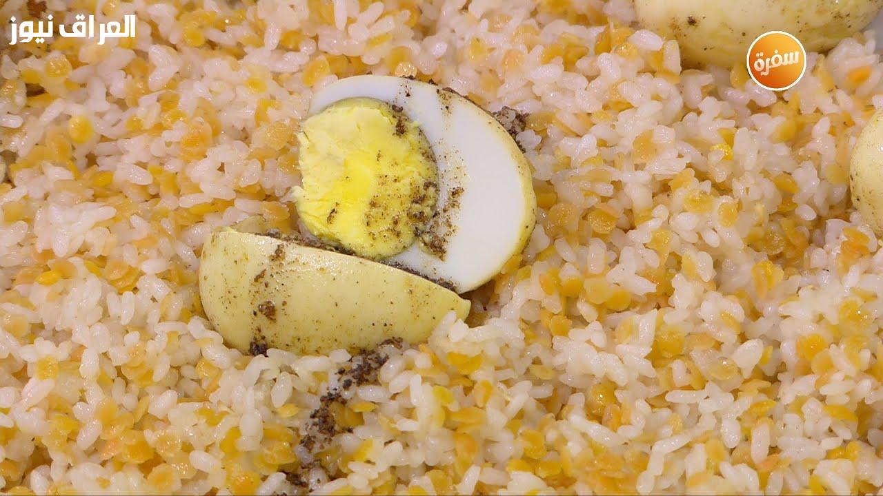 طريقة عمل كشري العدس الأصفر