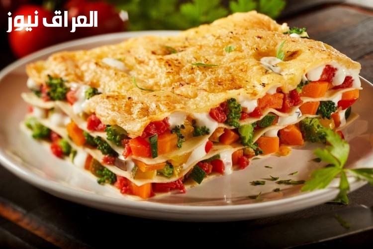 طبق سريع… طريقة تحضير لازانيا بالخضار والجبنة الذائبة